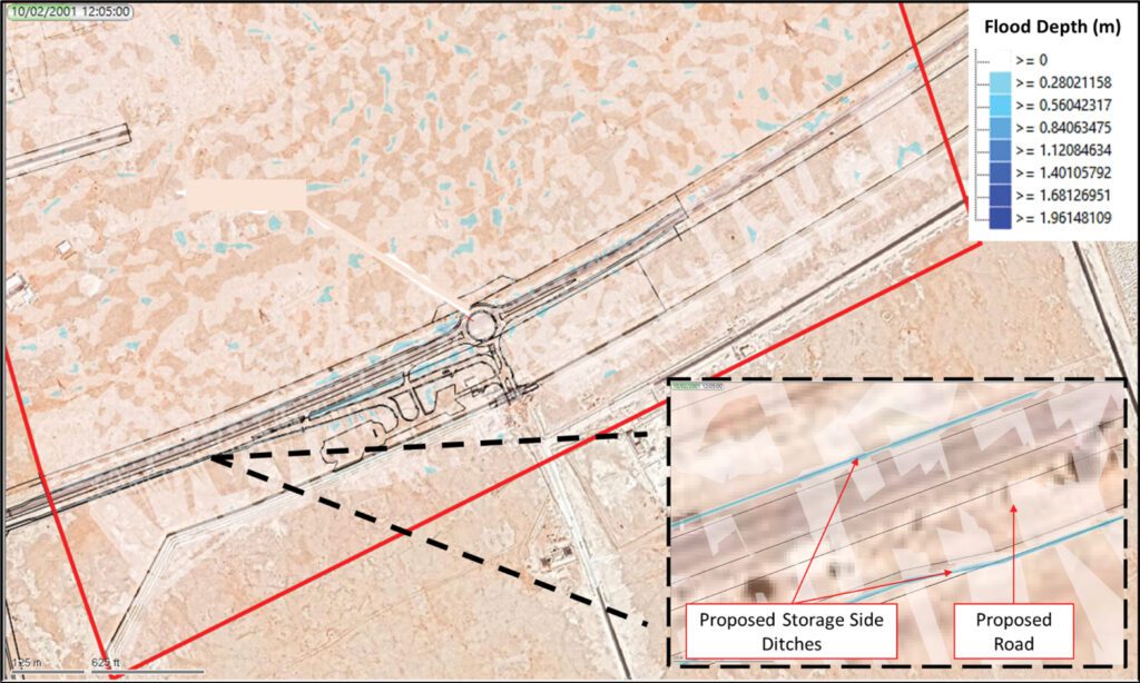 a map showing the location of a pipeline.